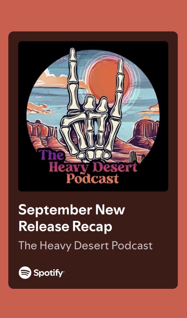 🚨NEW EPISODE!🚨Today on The Heavy Desert Podcast I recap just some of the new releases from a big  September of new music! Tune in and subscribe! #NewMusic 

Apple Podcasts: podcasts.apple.com/us/podcast/the…

Spotify: open.spotify.com/episode/53F1YF…