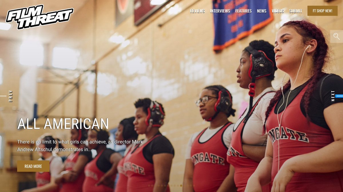 FilmThreat's tweet image. “Altschul tracks Naomi, Jojo, and Arham as they train and compete against both boys and girls.” Sabina Dana Plasse is most intrigued by All American.
filmthreat.com/reviews/all-am… #SupportIndieFilm #AllAmerican #Documentary