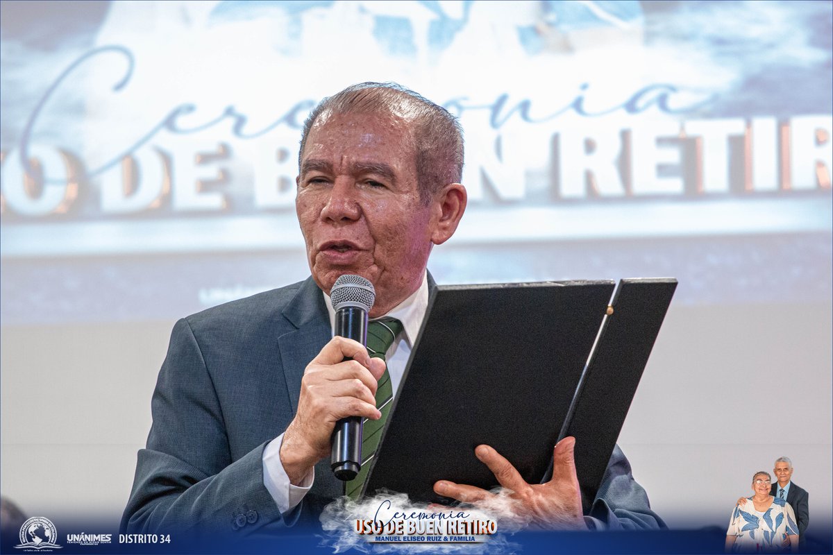 Ipuc_Distrito34's tweet image. Con profunda gratitud y amor, celebramos la Ceremonia de Uso de Buen Retiro de nuestro Pastor Manuel Eliseo Ruiz. #Distrito34 #Unanimes #IPUC #88años #usobuenretiro