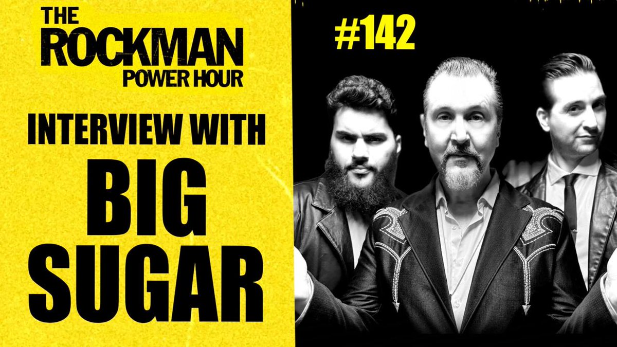 New episode with <a href="/Big_Sugar_Music/">Big Sugar</a> on #therockmanpowerhour! 🔗: youtu.be/ZmDUkTz84Lw 

#bigsugar #canadianmusic #rock