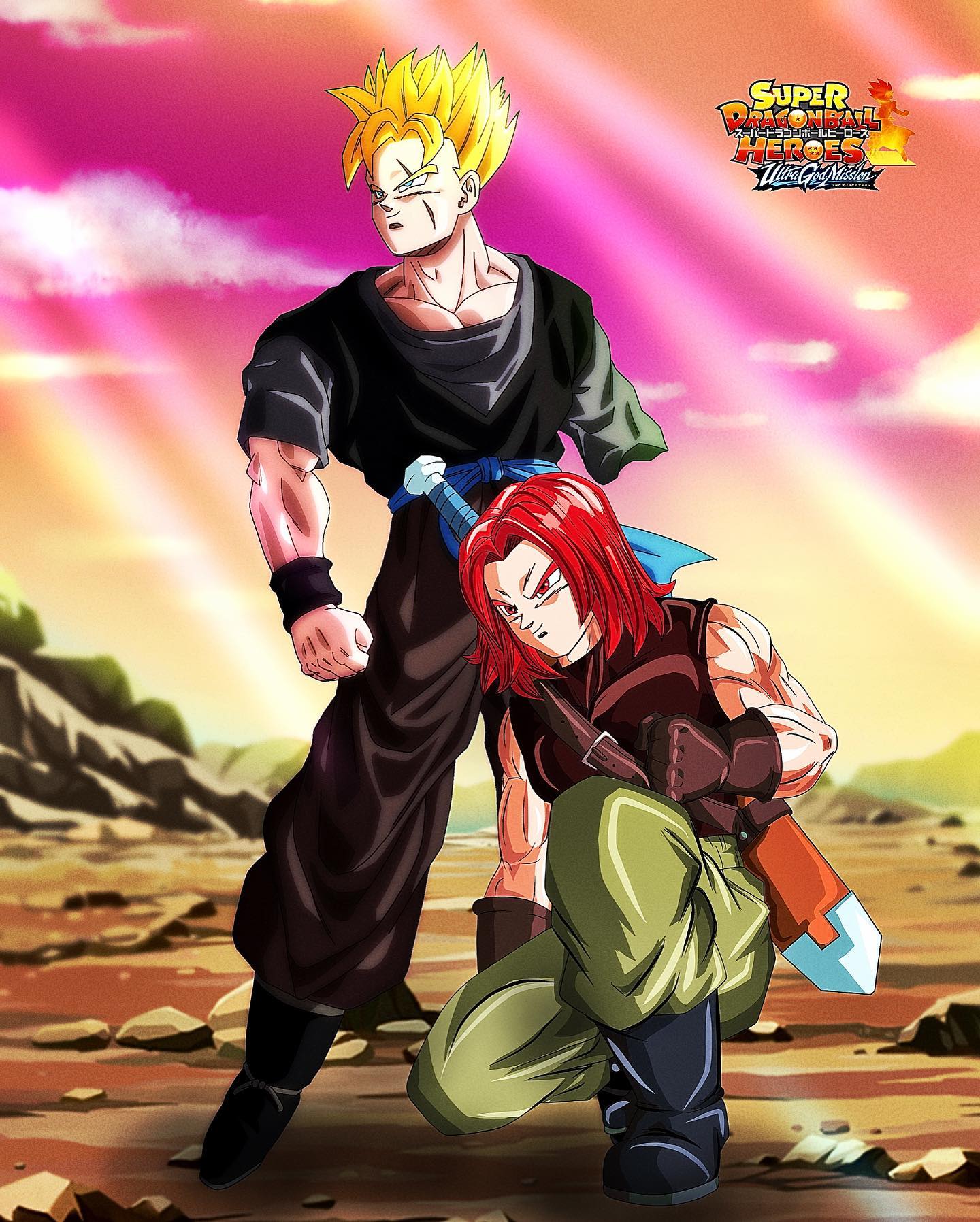 ドラゴンボールヒーローズカード値下げ交渉可&バラ売り可 トランクス：GT SR☆(星1) パラレル [FB04-114] ブースター