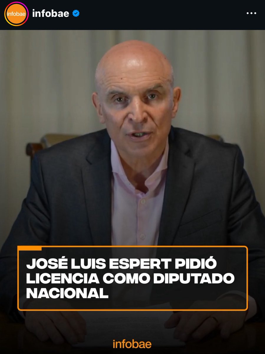 Pide licencia para que no lo echen.
El honesto según Milei.