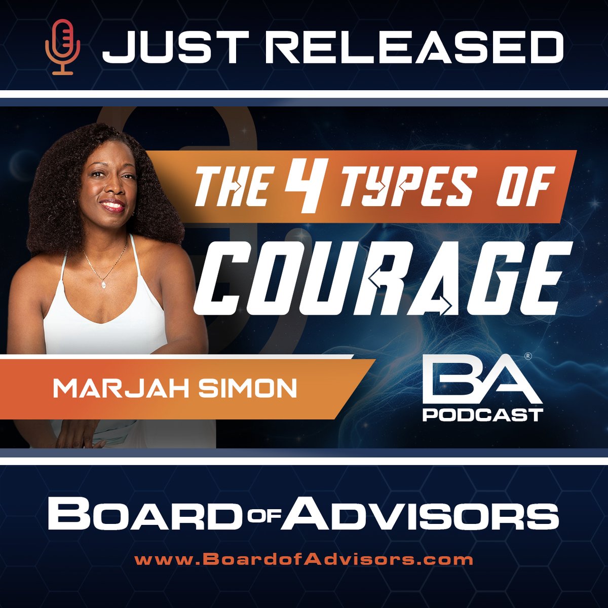 🎙️ NEW BA PODCAST DROP — The 4 Types of Courage | Marjah Simon &amp; Mike C-Roc | BA EP 096

🎧 Watch now: youtu.be/DzHazXOuSRQ

Available on YouTube, Spotify, Apple Podcasts, Amazon Music &amp; more!

#BAPodcast <a href="/MarjahSimon/">Marjah Simon</a> #4TypesOfCourage #AuthorWritersAcademy #BoardOfAdvisors