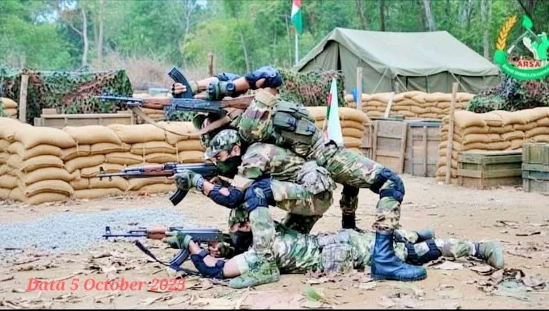 ArakanBaynews's tweet image. Renewed Clashes Between Arakan Army and ARSA Islamic Terrorists Along Arakan–Bangladesh Border

APM | October 8, 2025

Fierce clashes have again erupted between the Arakan Army (AA) and the Islamist extremist terrorist group ARSA (Arakan Rohingya Salvation Army) along the…