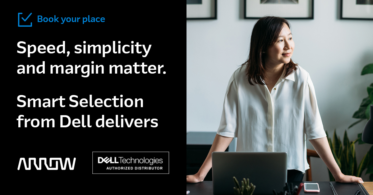 Quote faster. Win more.

Join the <a href="/DellTech/">Dell Technologies</a> #SmartSelection Webinar on 22nd October and discover how pre-approved offers can boost your business.

🏎️ Plus, earn 200 Pole Position Points just for attending!

Register here: arw.li/6010AqWOg

#ArrowDellPolePosition