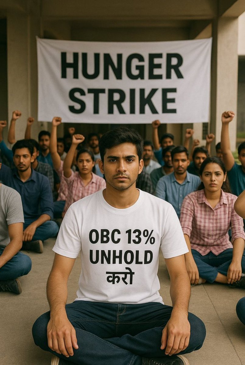 ओबीसी वर्ग के भविष्य को बर्बाद मत करो।समय लौटता है। <a href="/DrMohanYadav51/">Dr Mohan Yadav</a>
<a href="/jitupatwari/">Jitendra (Jitu) Patwari</a>

#OBCMahasabhaDemands27PercentMP

#ओबीसी_महासभा