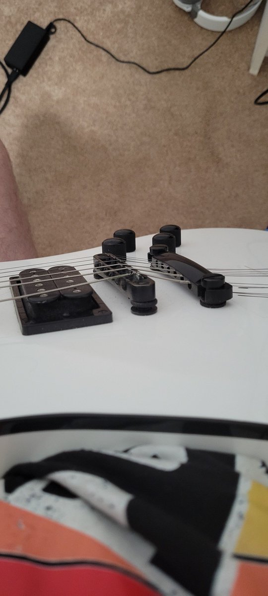 KBossman71's tweet photo. @MarkDuaneMorton Don't be disappointed, but I finally broke a string. 😉

Really digging Without the Pain. Every week a different song hits me and it gets played constantly. This week it's Dust. I really enjoyed your book, Desolation, also. 
Keep rockin, brother!! https://t.co/O01umgn5FD