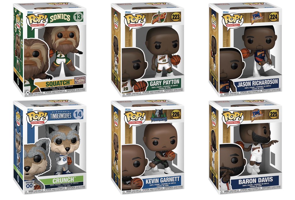FunkoPopHunters's tweet image. New NBA Pops now available to preorder! #funko #sonics #seattlesupersonics #nba #timberwolves #warriors #ad 

🏀  ee.toys/UDY6L9