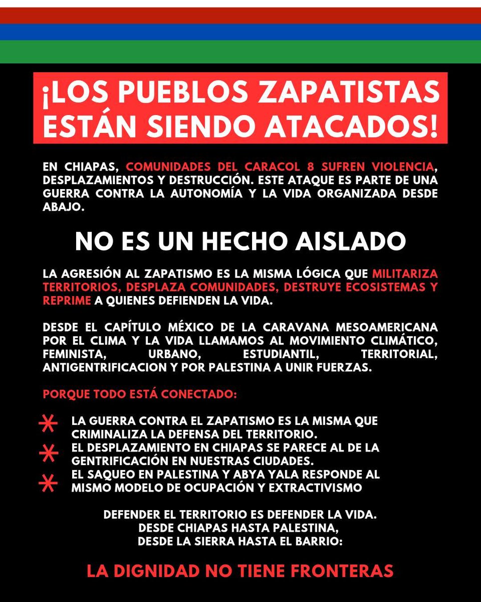 Desinformemonos's tweet photo. #DesAgenda #HOY | Plantón frente a la Suprema Corte de Justicia de la Nación ante los ataques a las comunidades zapatistas https://t.co/OJO5rbwxZn