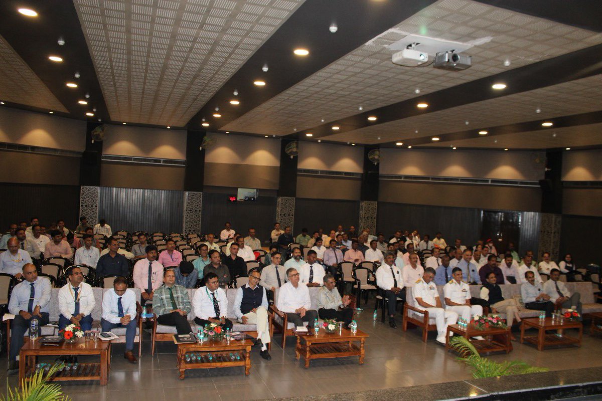 IN_DCP's tweet photo. NHQ/DCP successfully concluded its two-day workshop on Fundamentals of Harmonious Industrial Relations, organised in collaboration with the V.V. Giri National Labour Institute at Varunika Auditorium, Delhi.

Day Two carried forward the momentum with engaging sessions by eminent experts, including Shri Ranjan Verma, Former Chief Labour Commissioner, and Shri Alok Verma, Former Director (HR & Personnel), HAL. They shared rich insights on evolving industrial relations frameworks, conflict resolution, and the pivotal role of leadership in building trust and cooperation at the workplace.

Participants responded enthusiastically, valuing the practical perspectives and interactive discussions.

The workshop concluded with a Vote of Thanks by Capt Sanjay Bisht, Capt (CP), who appreciated the efforts of the organisers, VVGNLI experts, and participants from various Commands and NHQ.

With this successful initiative, NHQ/DCP reaffirmed its commitment to promoting industrial harmony as a cornerstone of organisational growth and operational excellence.
#IndianNavy
#NavalCivilians