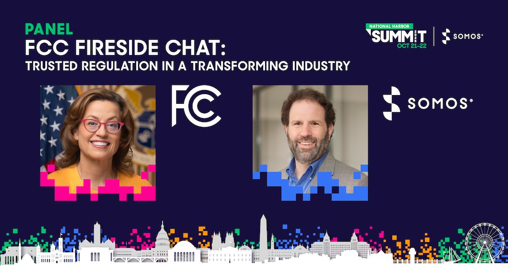 mmtconline's tweet image. FYI: On October 22nd, @FCC Commissioner Anna Gomez joins Somos’ Joel Bernstein at the 2025 #SomosSummit at MGM National Harbor in MD. 

Hear what’s next for @FCC oversight &amp;amp; consumer protection in telecom! 

Register today: bit.ly/4gssJcx

#FCC #Telecom #Regulation