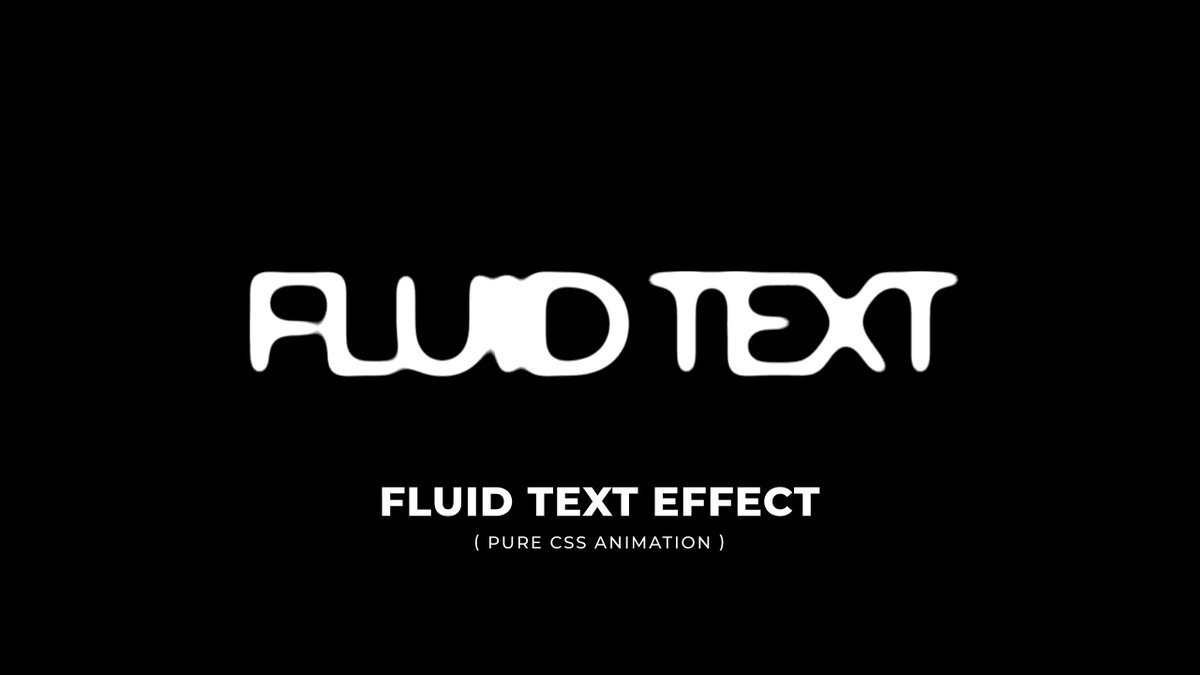 codenewbies1's tweet image. CSS Fluid Text Animation
Video: youtu.be/9hgP-9-D_hg
#html #HTML5 #CSS #CSS3 #webdevelopment #webdevelopers #Coding #FrontEndLove #100DaysOfCode #csseffects #codenewbies #csstricks #textanimation #fluidtext