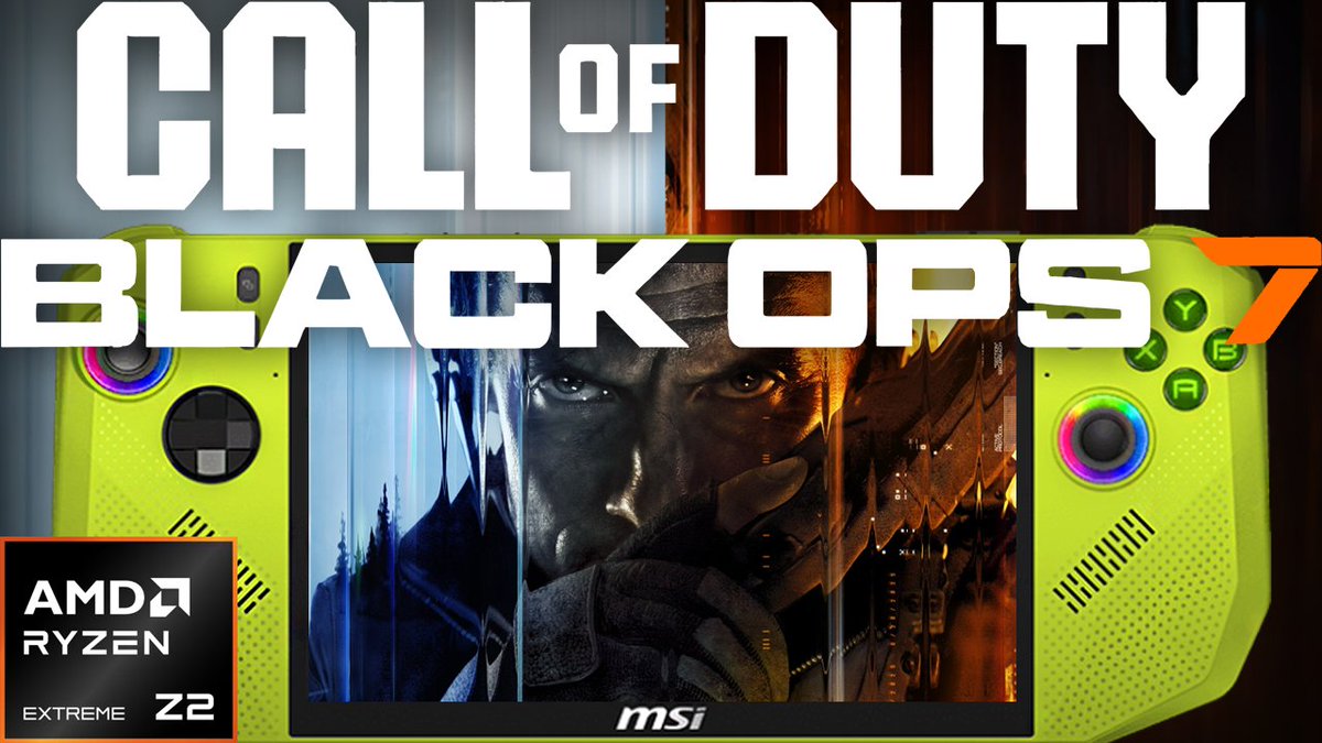 deckwizardyt's tweet image. Call of Duty Black Ops 7 MSI Claw A8 Ryzen Z2 Extreme Performance: Open Beta

✅ youtube.com/watch?v=6-UfKe…