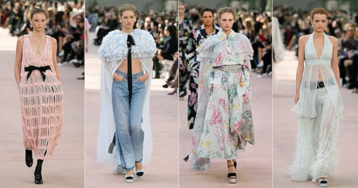 AMERICATIMENews's tweet photo. ✨ Lo mejor de la moda en París ✨
Estas fueron las colecciones favoritas de los fashionistas en la Paris Fashion Week Primavera 2026: diseños frescos, colores vibrantes y mucha elegancia en cada pasarela.  #PFW2026 #ModaPrimavera #ParisFashionWeek #Tendencias2026 https://t.co/oXSfM0pTWA