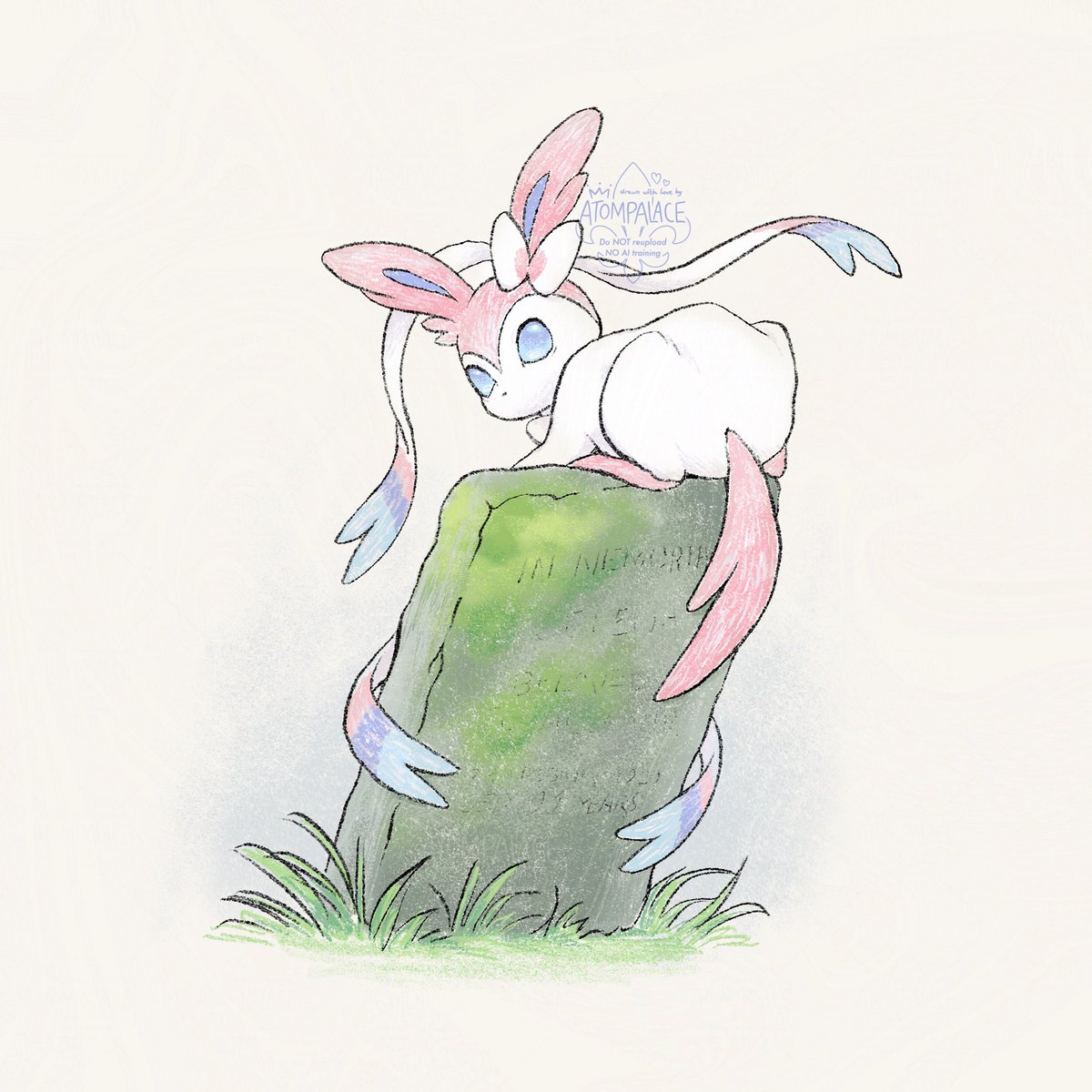 atompalace's tweet image. Sylvtober Day 8: Headstone 🪦

guarded by an elderly Sylveon… 💗