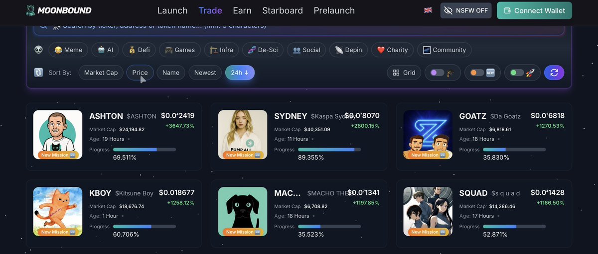 Scrolling through <a href="/moonboundgg/">Moonbound.gg</a> and these memes are insane 😂
Which one should I throw my bag at? $KAS 💰🔥

$KBOY <a href="/kitsuneboy_k/">kitsune boy 🦊</a> 👀 
ASHTON ?
SQUAD ? 

NFA DYOR