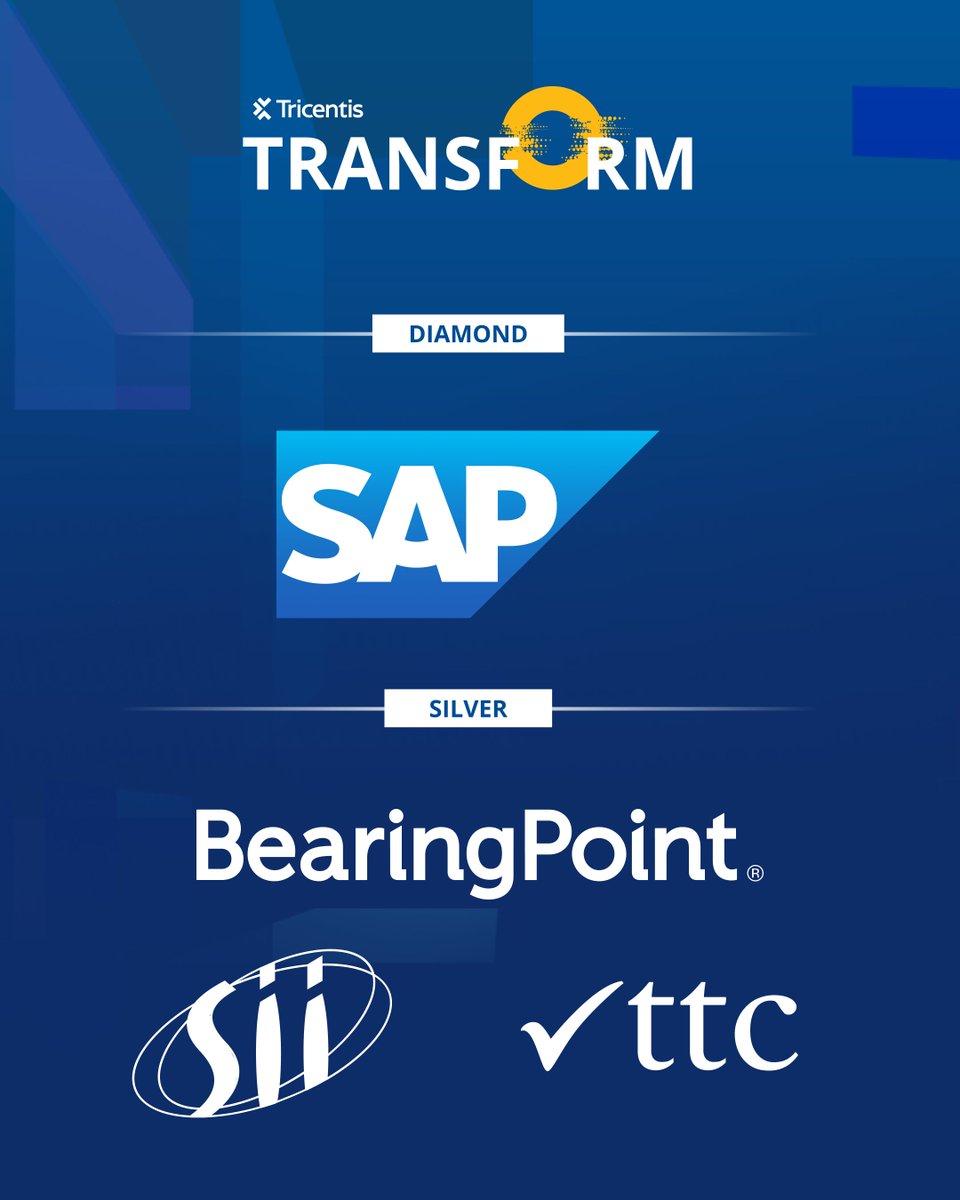 Tricentis's tweet image. Shoutout to the official sponsors of #TricentisTransform in London 👏

THANK YOU 💙 for making this incredible event even better!

@SAP | @bearingpoint | @ttc_quality | Sii Poland

Here&apos;s what we &amp;amp; our sponsors have in store: bit.ly/3KyZZDn