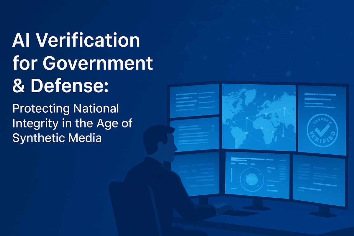 EVOai_Tech's tweet image. EVO Tech’s Evolution 1.0 helps governments detect and verify synthetic media at scale — protecting truth in the digital age.

Read the full report 👉 linkedin.com/pulse/ai-verif…