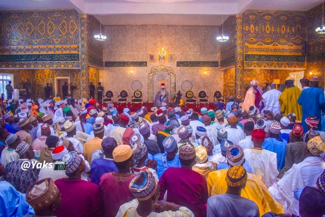 Zazzau_Emirate's tweet photo. Yesterday, the newly built Mallam Musa Hall was officially inaugurated to commemorate the 5th anniversary of the ascension of His Royal Highness, the Emir of Zazzau, Mallam Ahmed Nuhu Bamalli, CFR, LL.D, to the exalted throne of Zazzau. https://t.co/v6sj0Om4FH