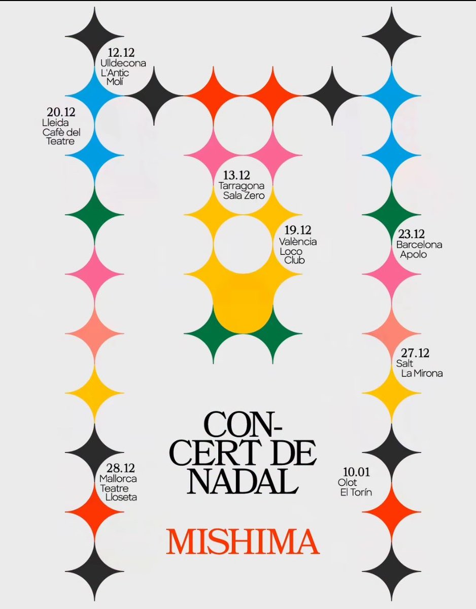 Doncs sí, és el mite de l’etern retorn… Arriba Nadal, <a href="/MishimaBCN/">MISHIMA</a> torna a casa 🎄