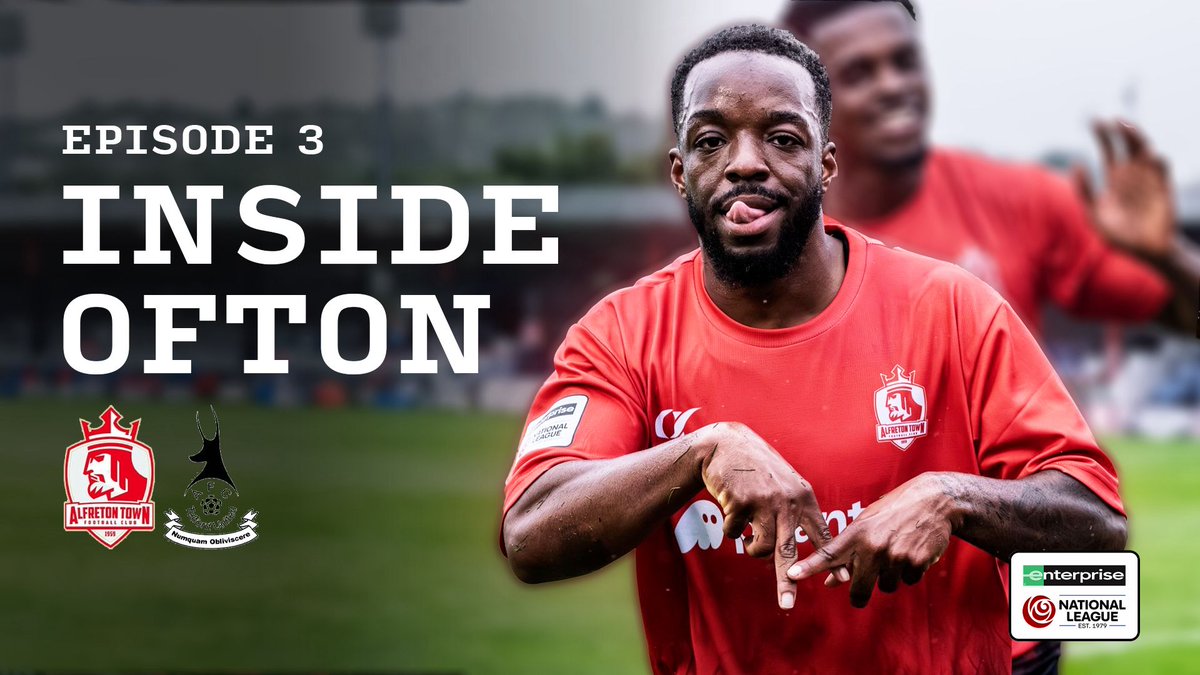 Inside Ofton 第三集宣传横幅，展示 Alfreton Town FC 球员