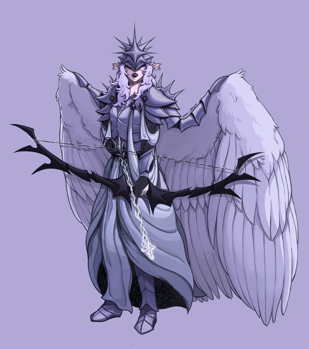 emis_dsgn's tweet photo. My Gwyndolin inspired Aasimar is done :3
#DnD #DarkSouls https://t.co/IhbQqhDkjr