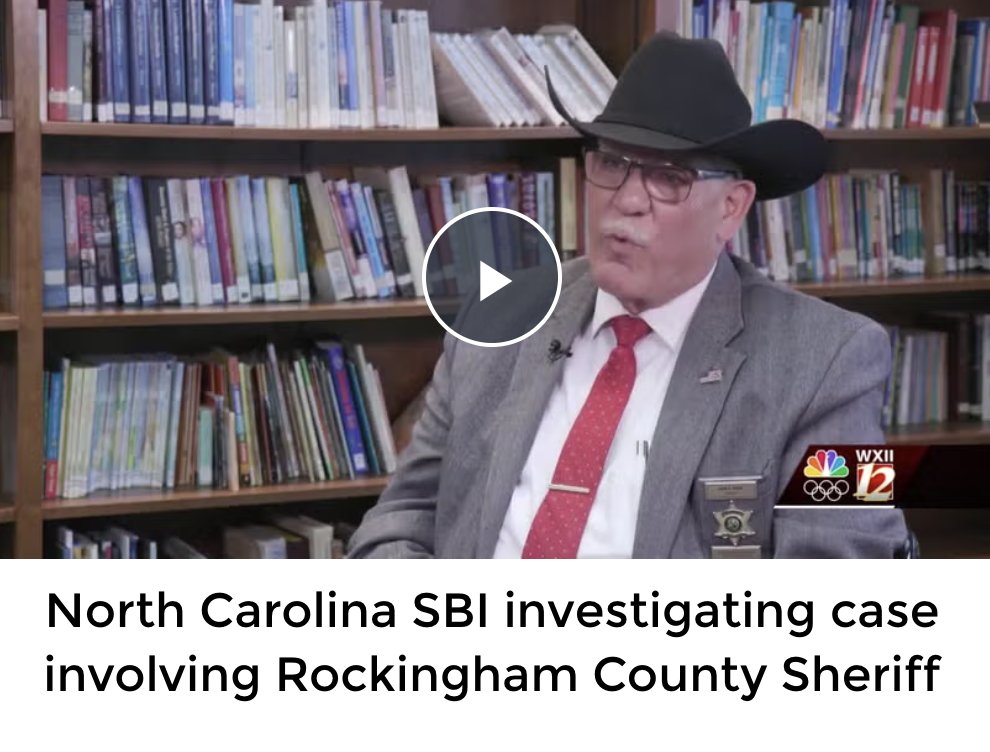 ForwardCarolina's tweet image. Something stinks up in Rockingham County.

The NC State Bureau of Investigation has announced that it's opening an "investigation" into missing campaign finance paperwork from @SheriffPage from about a decade ago that appears have gone missing in Rockingham county.

This must be…