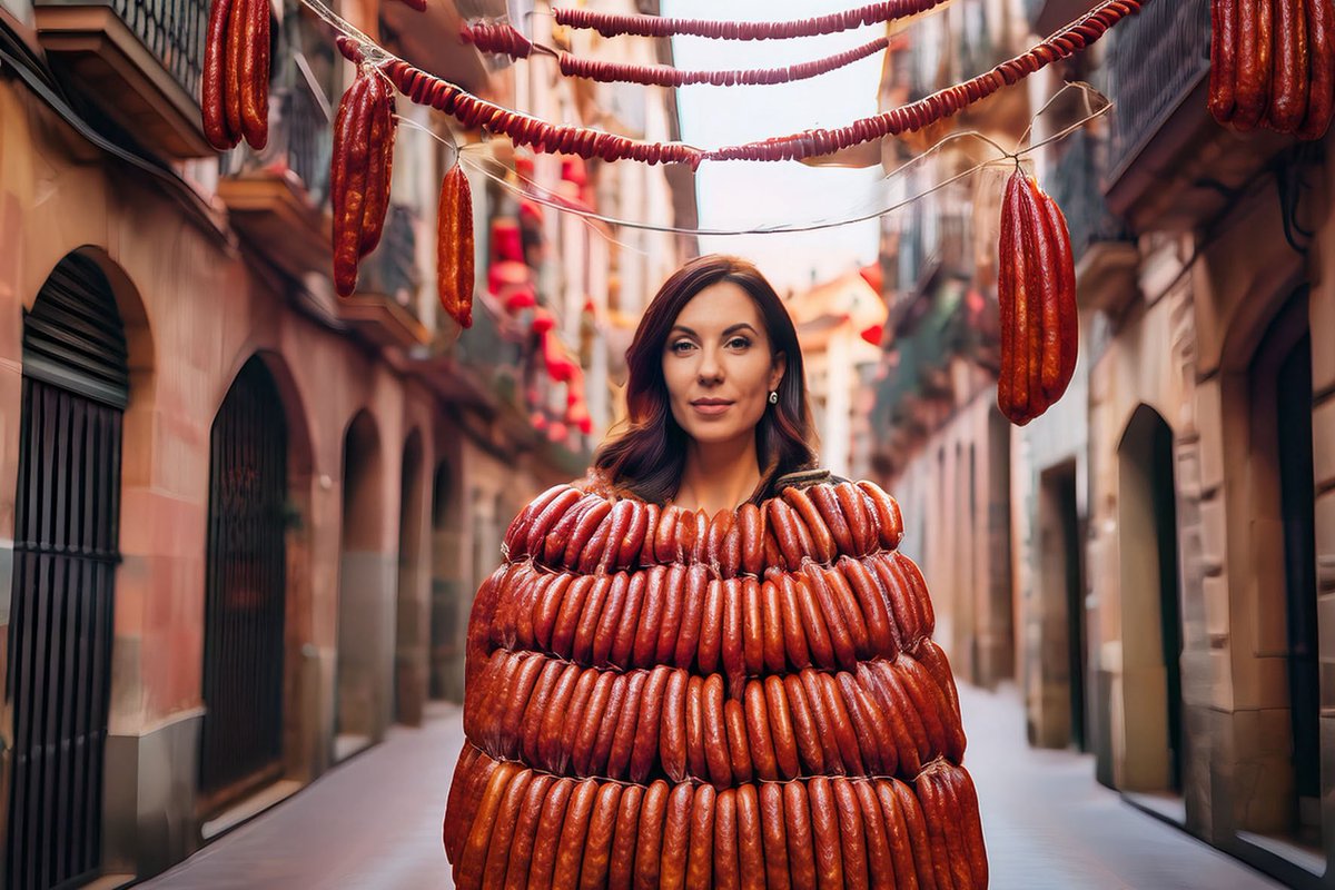 La mujer de Koldo después de recoger las chistorras sorpresa en la noche electoral. Todo lo que esta defendiendo el <a href="/PSOE/">PSOE</a> últimamente es fascinante 🤣🤣🤣