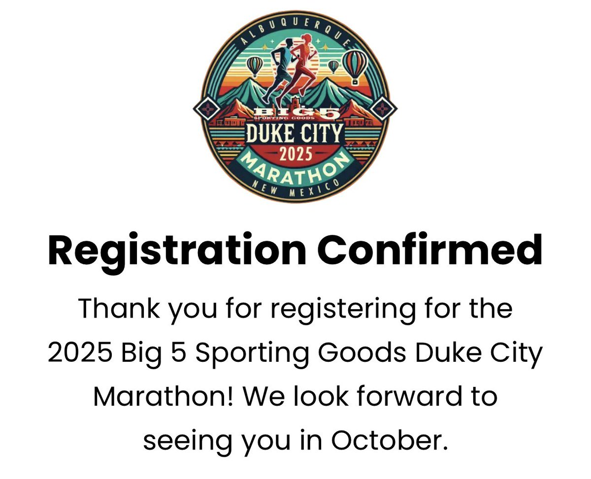 just impulse signed up for a marathon 😅 it’s in 10 days