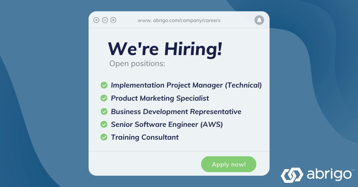 weareabrigo's tweet image. Success is a team sport at Abrigo. We know we work smarter, faster, and better together. Does this sound like a fit for you? Take a look at our current open positions and apply today: buff.ly/9DRTV7O
#weareabrigo #workintech #hiring