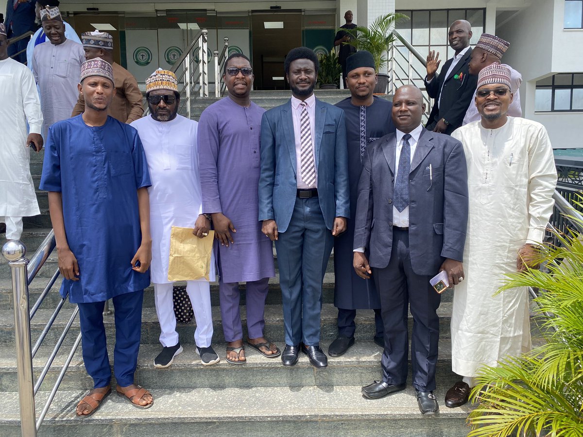 Hon_Faskari's tweet photo. Earlier yesterday, I had the privilege of attending the swearing of my uncle Hon. Justice Mainasara Umar Kogo Faskari, as Chairman court of conduct tribunal (CCT) at the Supreme Court Abuja. 
I thank Mr President @officialABAT for finding him worthy in this regard. https://t.co/G9GnJE91zz