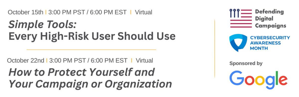 Defending Digital Campaigns tweet media