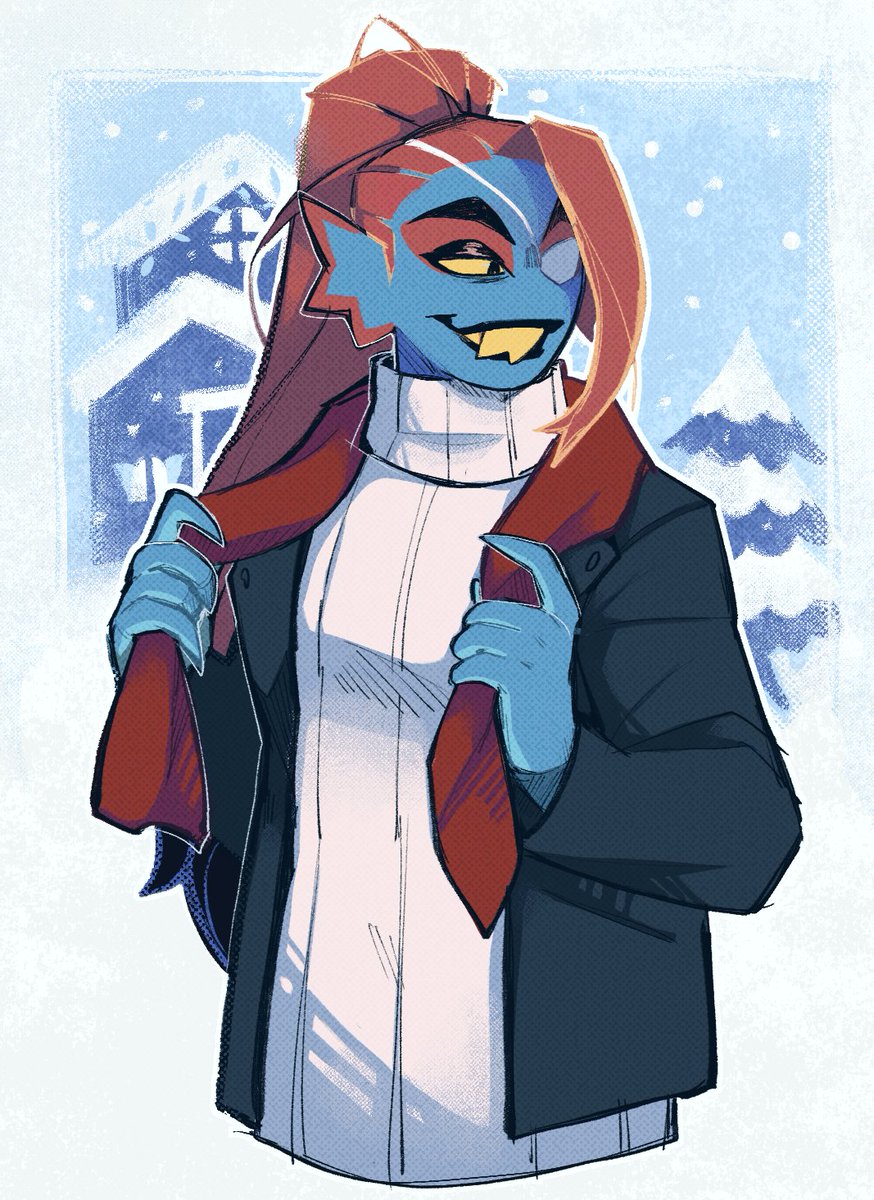 kyoukorpse_'s tweet photo. wiffeeeeeeeee... blinks cutely #undertale #undyne https://t.co/0XQZNXdwGU