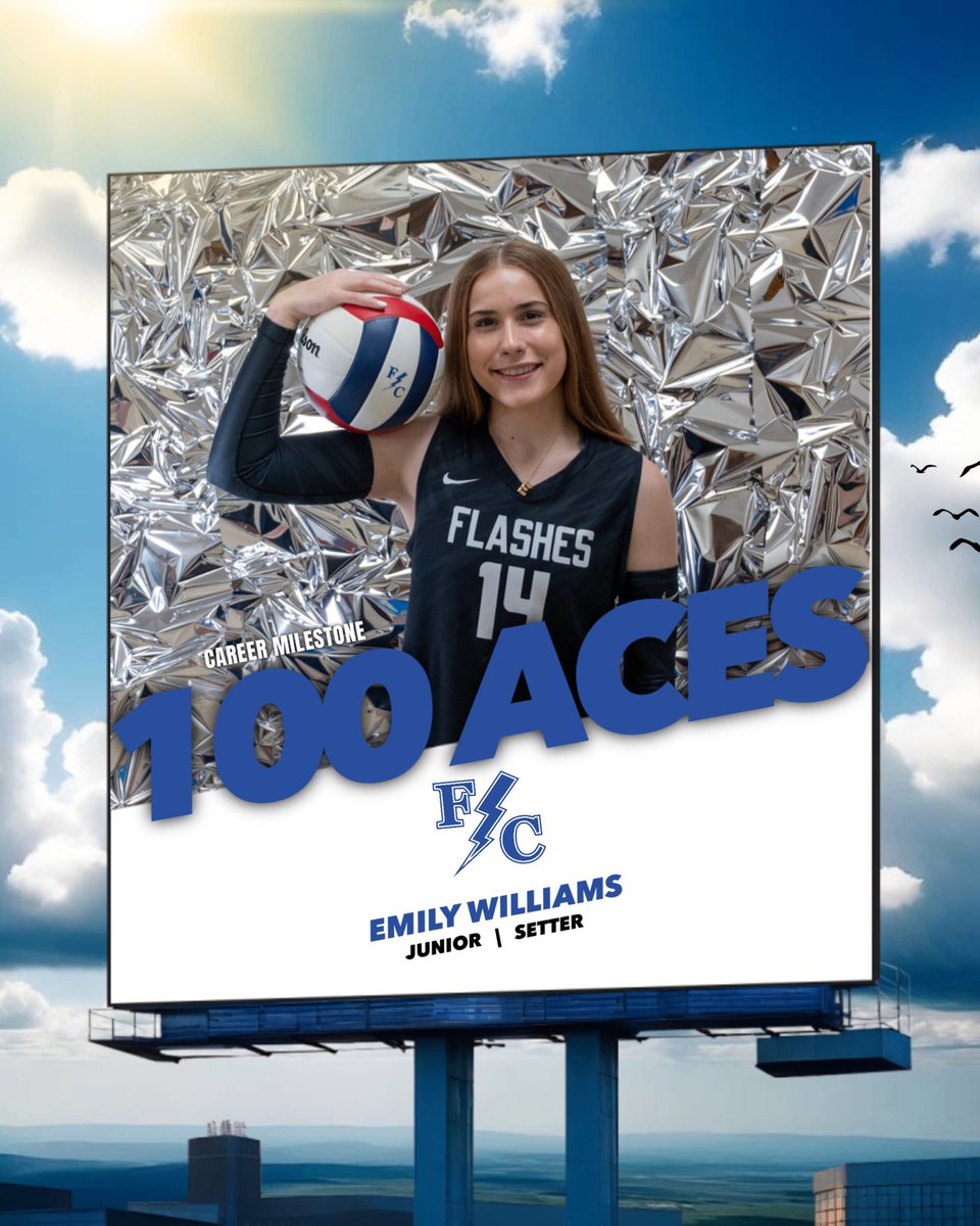 flashesvolley's tweet photo. In our Marion County semi-final match vs Southport last Saturday, junior setter Emily Williams compiled her 100th career ace ♠️♥️♣️♦️#ace #weareflashes⚡️ https://t.co/xlEVxtnYJr