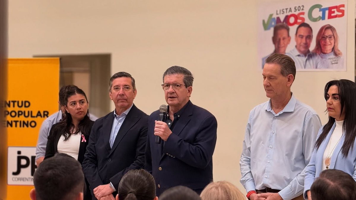Desde el Partido Popular Correntino reafirmamos nuestro compromiso con el desarrollo de Corrientes.
Junto al candidato a diputado nacional Diógenes González, seguimos consolidando un proyecto basado en el diálogo, la participación y el trabajo en equipo.
#VamosCorrientes