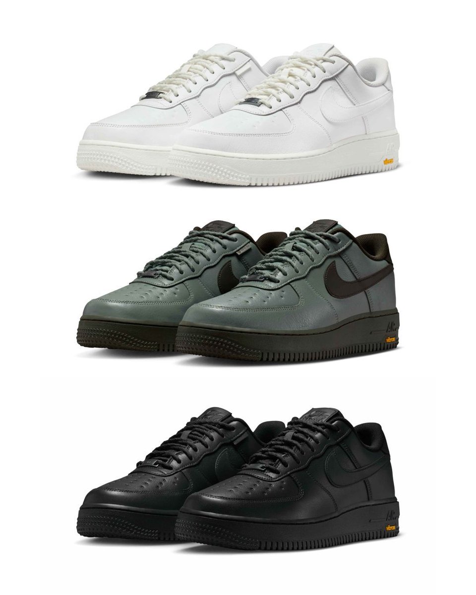 The Vibram x Nike Air Force 1 Low Gore-Tex Pack is set to release