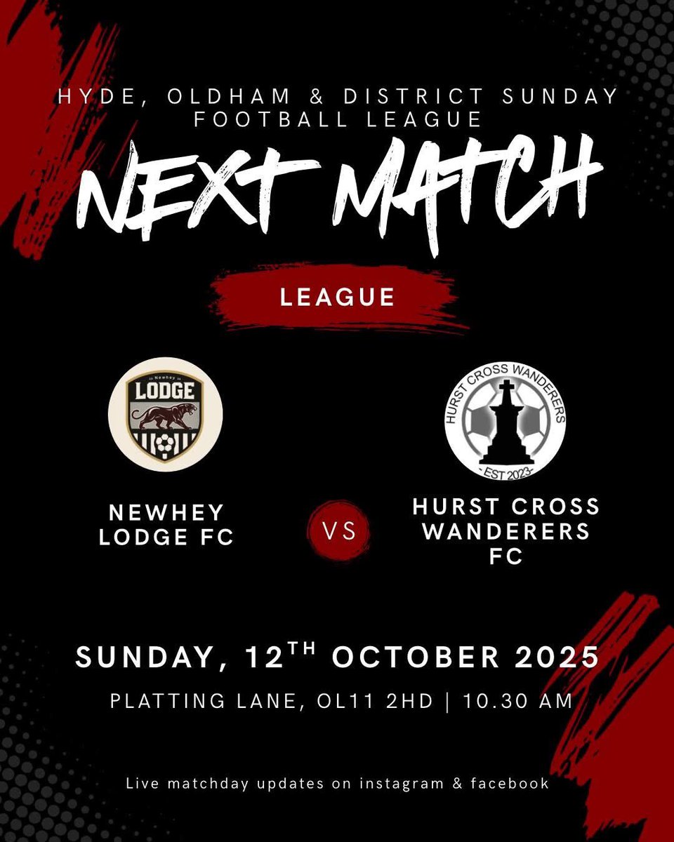 a stop, start, start to the season sees us still without a win and the lads face top of the league <a href="/Newheylodgefc/">Newhey Lodge FC</a> looking to claim our first 3 points⚫️🔴