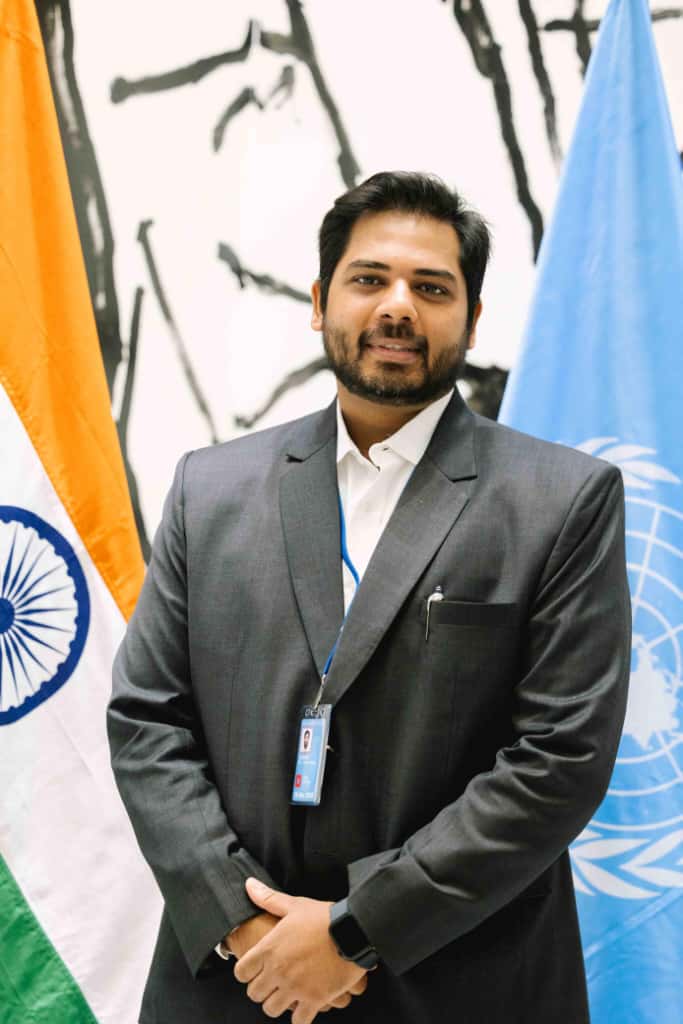 vkgaddam's tweet photo. Honored to represent India at the UNGA 2025. Committed to promoting peace, equality, education, and sustainable development on the global stage. #UNGA #IndiaAtUN #OneWorldOneVision https://t.co/HivPmufLSQ