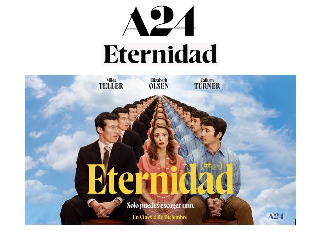 Eternidad ya tiene fecha de estreno en México ☁️🌅 La película