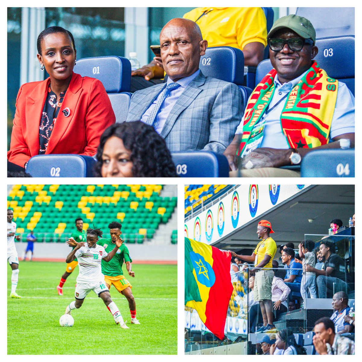 ⚽️ This evening’s #FIFAWorldCup2026 qualifier between Ethiopia 🇪🇹 and Guinea-Bissau 🇬🇼 at Amahoro Stadium reflects Rwanda’s growing stature as a preferred destination for major international sports events.

Our investment in modern sports infrastructure continues to position the