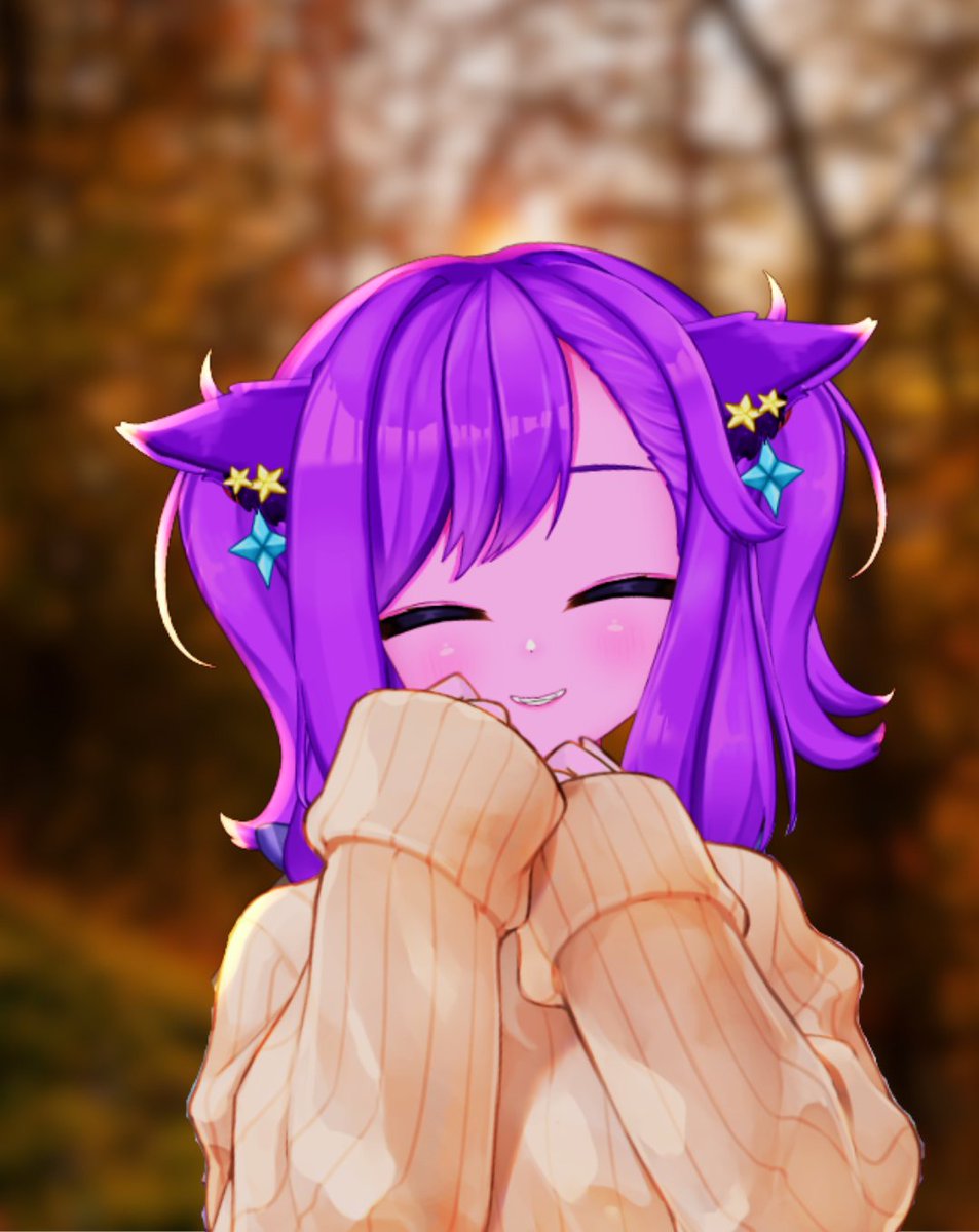 It's finally fall, yipee!! :3
Time to jump into piles of leaves 🍂🍂

Sweater @/zero_jou