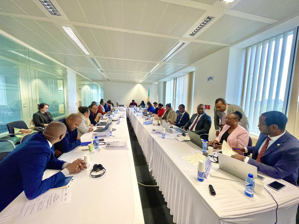 PressACP's tweet photo. The OACPS Secretariat hosted, at the Organisation’s Headquarters in Brussels, on 7 and 8 October 2025, a workshop for its Member States dedicated to the revision of key financial documents, namely the OACPS Sanctions Policy, the current Scale of Contributions, and the proposal for a new Scale of Contributions.

The discussions were constructive and fruitful, enabling participants to deepen their understanding of the ongoing financial reforms aimed at strengthening transparency, fairness, and the long-term sustainability of the Organisation’s contributions framework.

#OACPS #FinancialReform #OACPSFinance #OACPSWorkshop #OACPSSecretariat #InstitutionalStrengthening #OACPSReforms