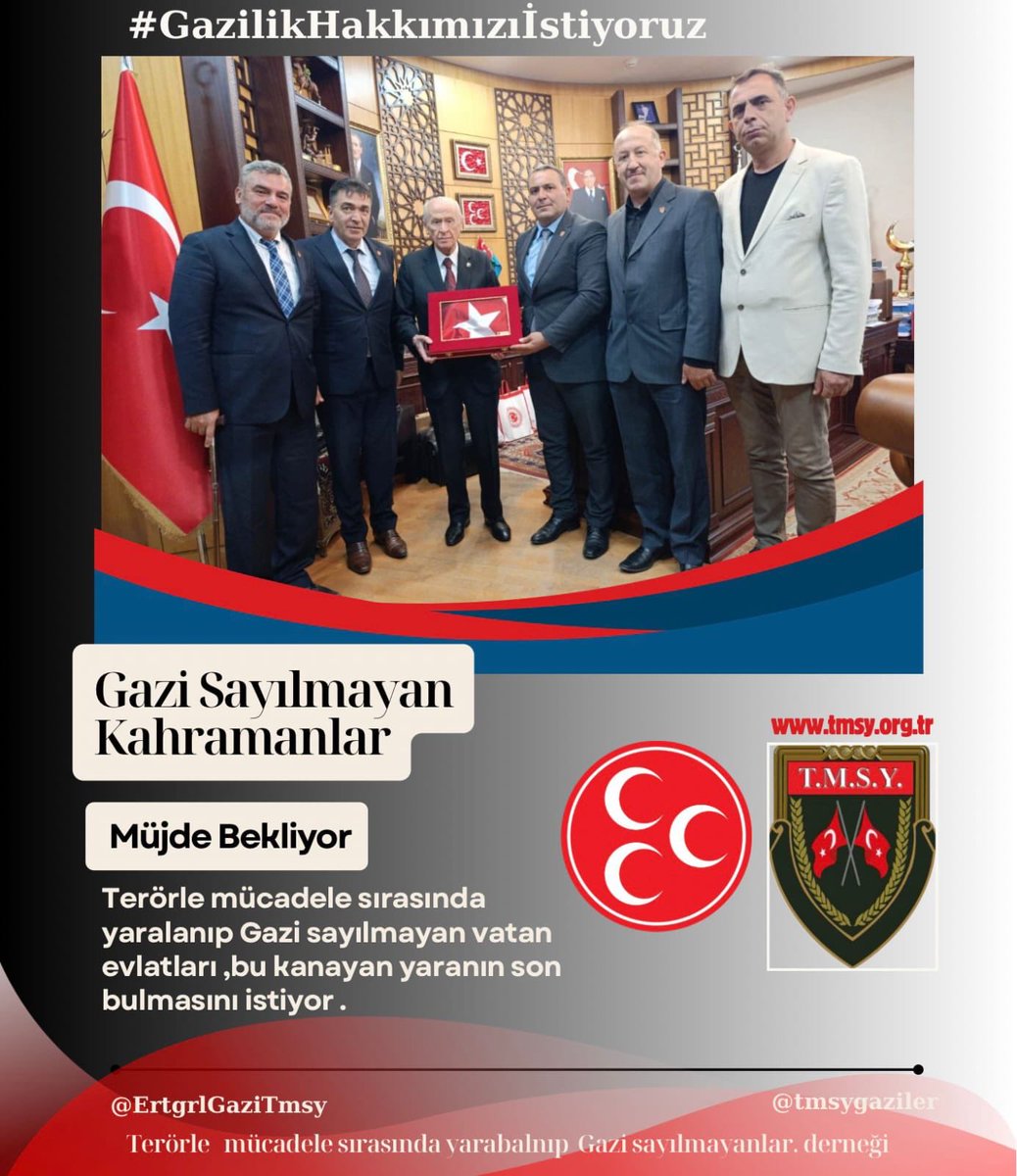 <a href="/MHP_Bilgi/">MHP</a> <a href="/TmsyGaziler/">T.M.S.Y GAZİ SAYILMAYANLAR</a> vatan evlatları olarak
#TerörsüzTürkiye için
VATAN
MİLLET
BAYRAK
EZAN için
DEVLET'imizin yanındayız.
👆🇹🇷👆
<a href="/RTErdogan/">Recep Tayyip Erdoğan</a>
<a href="/dbdevletbahceli/">Devlet Bahçeli</a>
<a href="/MahinurOzdemir/">Mahinur Özdemir Göktaş</a>
<a href="/hulusiakarmedya/">Hulusi AKAR</a>
<a href="/ztarikdaroglu/">Zafer TARIKDAROĞLU</a>
<a href="/celebimehmeta/">Mehmet Ali Çelebi</a>
<a href="/kocakkonuralp/">Konur Alp Koçak</a>