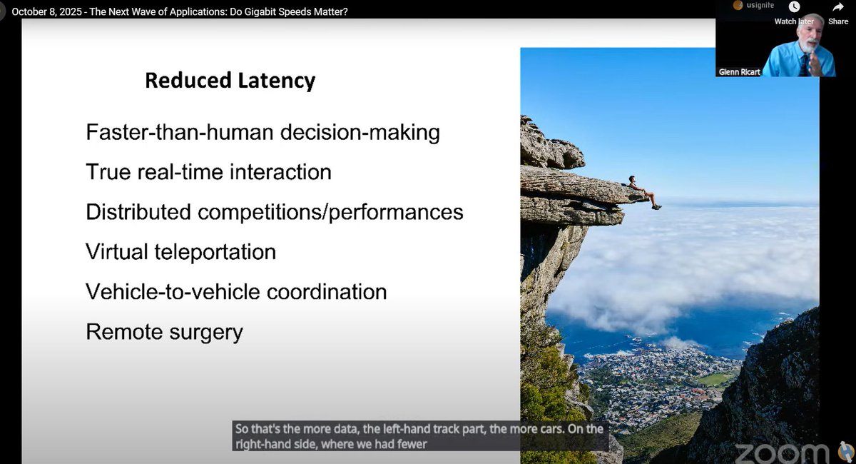 #broadbandlive Glenn explains what reduced latency can provide? 
<a href="/gricart/">Glenn Ricart</a>