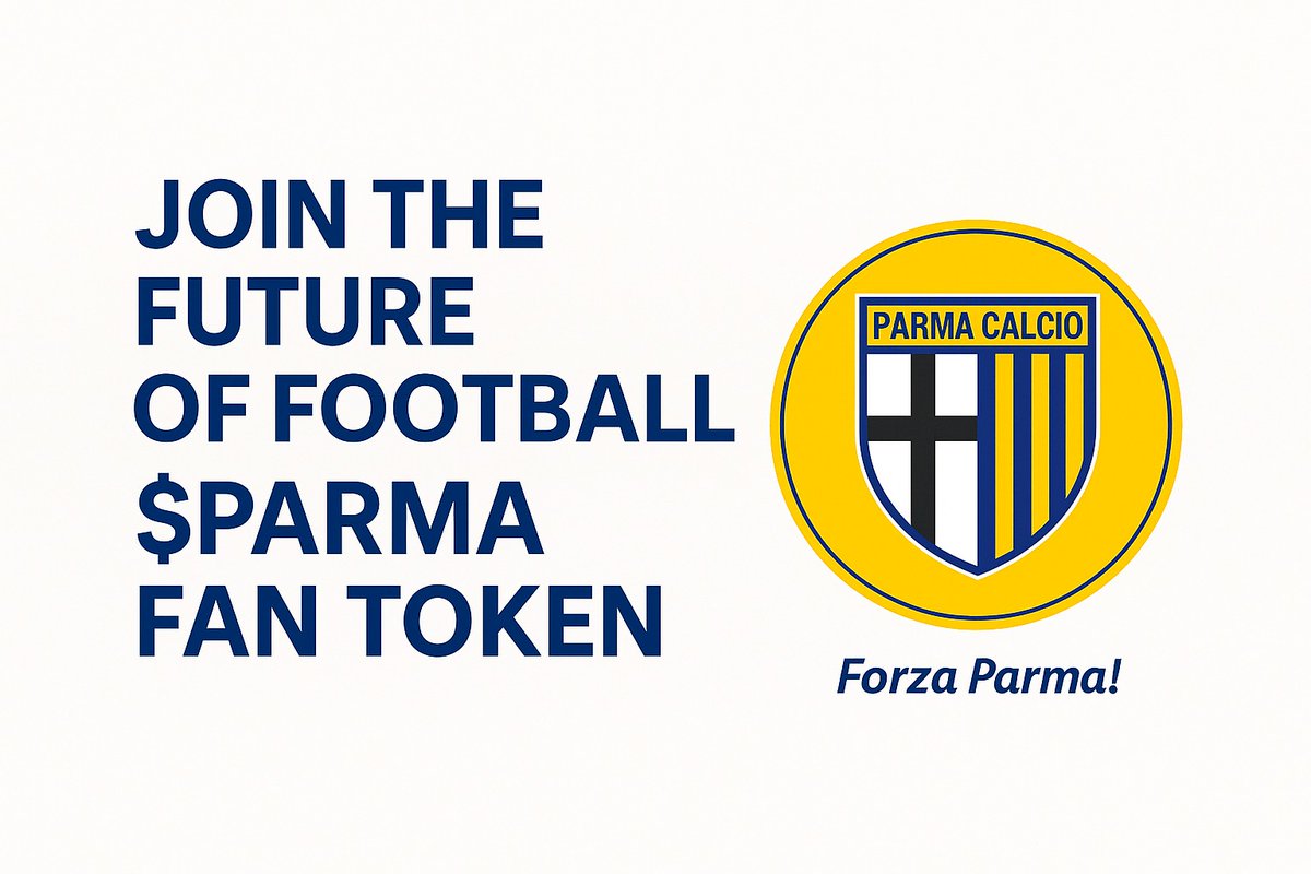 MoneyMaker1907's tweet photo. @binance 🚀 The future of football fandom is here – and it’s called $PARMA Fan Token.
Where passion meets blockchain.
👉 Buy now: https://t.co/YX4GZulBqL https://t.co/sk2c7CwV66