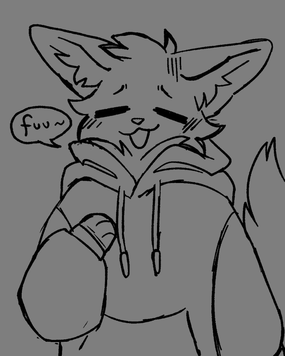 Reminder to give your small furry friends your hoodie, now that the cold weather is on it's way~