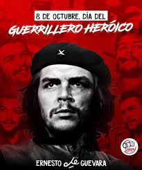 En la quebrada del Yuro libra su último combate.
Allí cayeron combatiendo Orlando Pantoja, René Martínez y Alberto Fernández Montes de Oca.
8 de octubre; fecha de recordación al Guerrillero Heroico y sus compañeros de batallas.
#CheGuevara #Memoria #LuchaPorLaLibertad
#CheVive