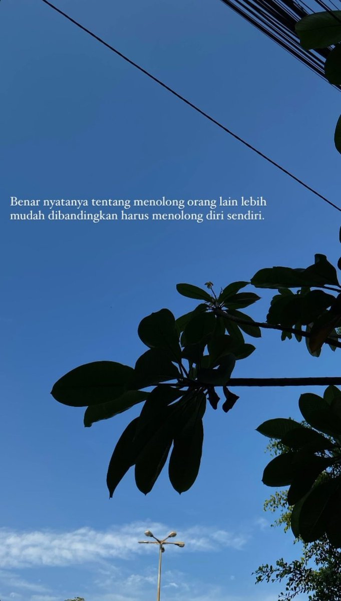 kelimpungan kan sekarang kalo susah ga ada yg mau nolongin wkwk