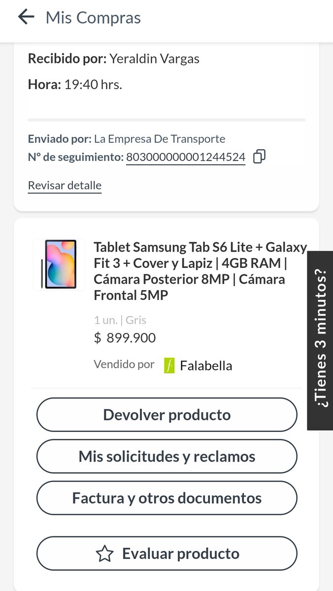 Nmada2's tweet photo. Imagínense  @Falabella_co tiene promociones engañosas en su página. @sicsuper
Compre un combo de tablet, reloj, cover y  spen (adjunto evidencia) por 900mil pesos. 
Para mi sorpresa solo llego la tablet, me comunique inmediatamente con atención al cliente y nada hicieron https://t.co/FfKPKbqq0j