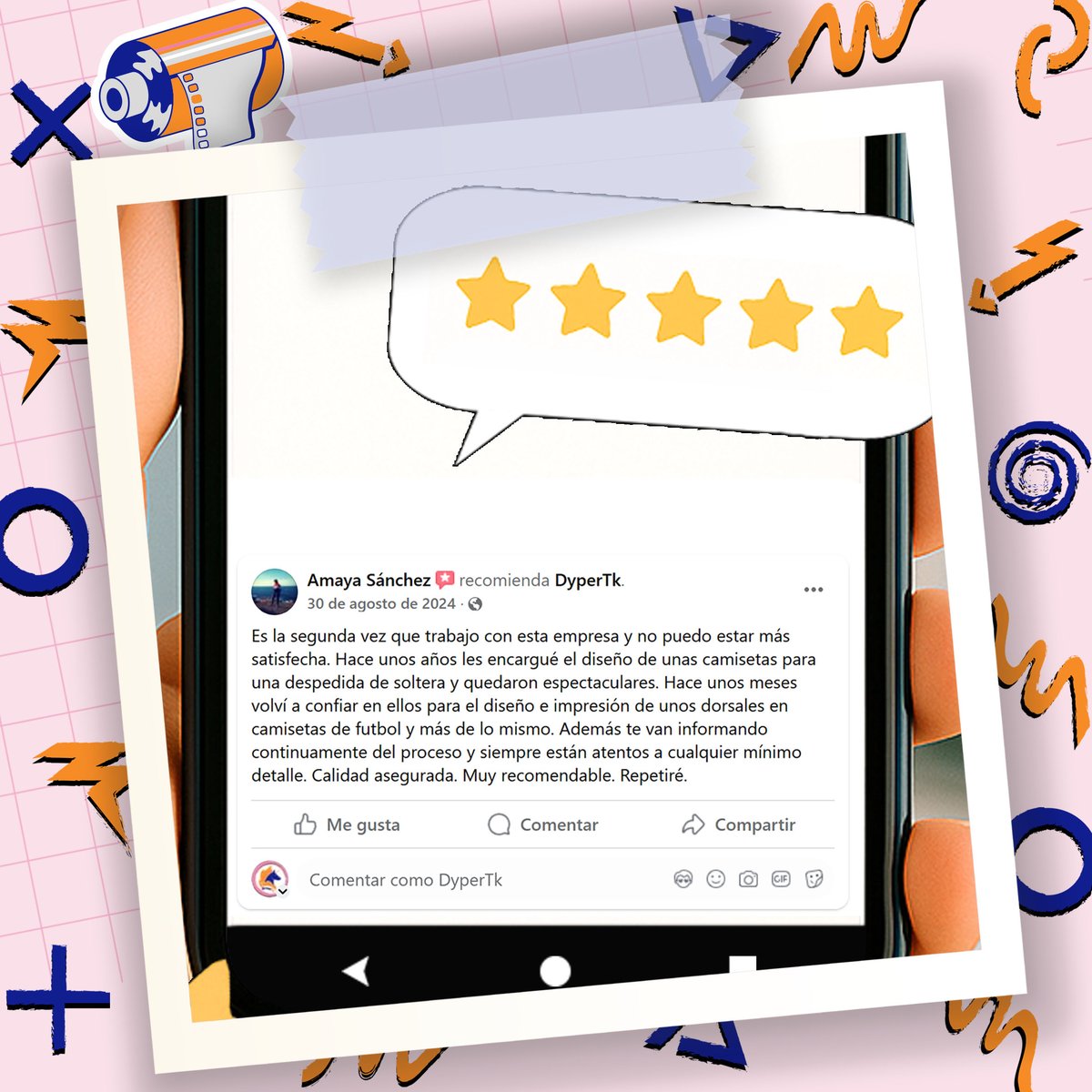 DyperTK's tweet photo. Nos llena de alegría leer mensajes como este.
Gracias por confiar en DyperTK, cada palabra nos motiva a seguir dándolo todo. #ComentariosBonitos https://t.co/XzNG5uef7v